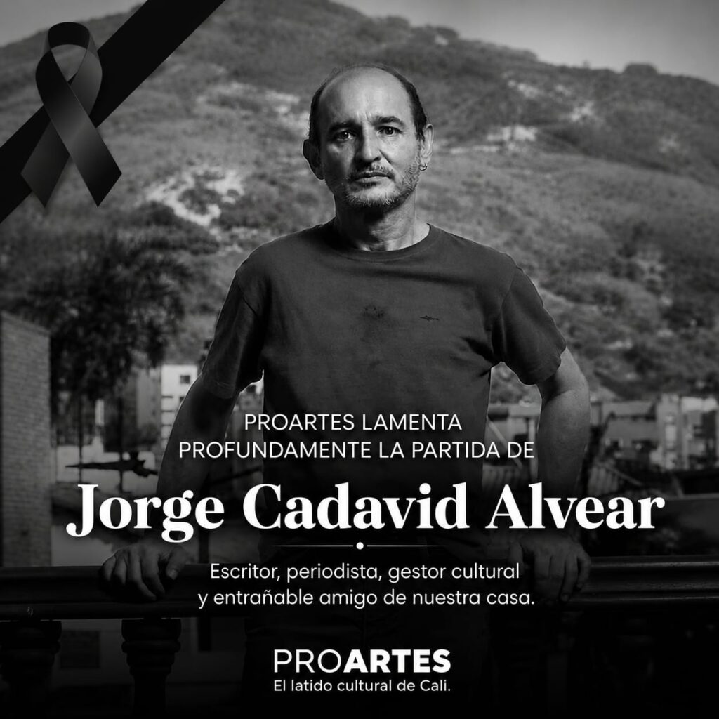 PROARTES Lamenta Profundamente la Partida de Jorge Cadavid Alvear