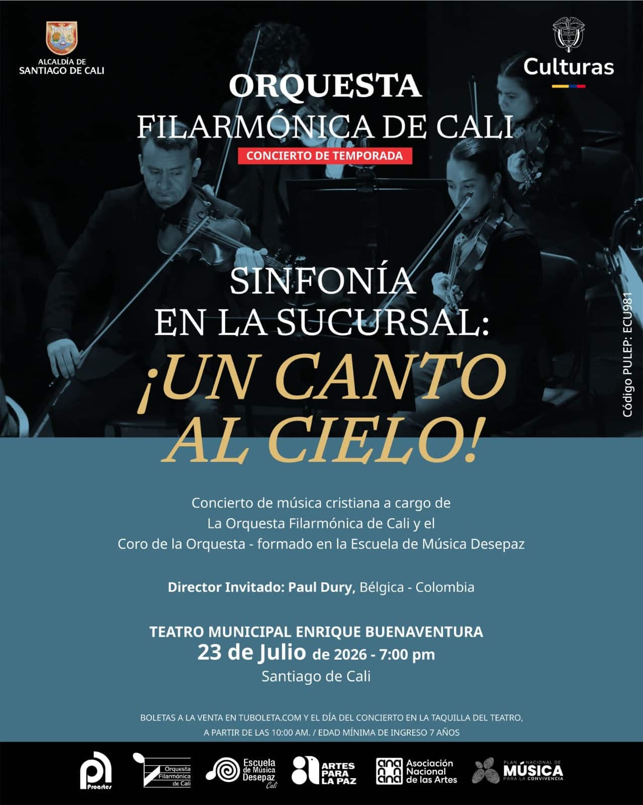 Concierto de música cristiana, Sinfonía en la Sucursal: ¡un canto al cielo!