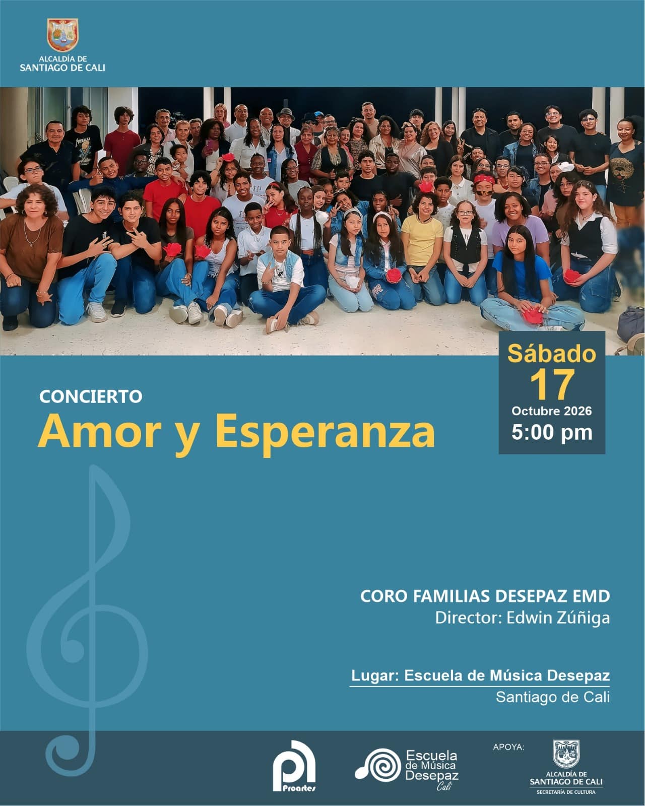 Concierto Amor y Esperanza: Coro Familias Desepaz EMD
